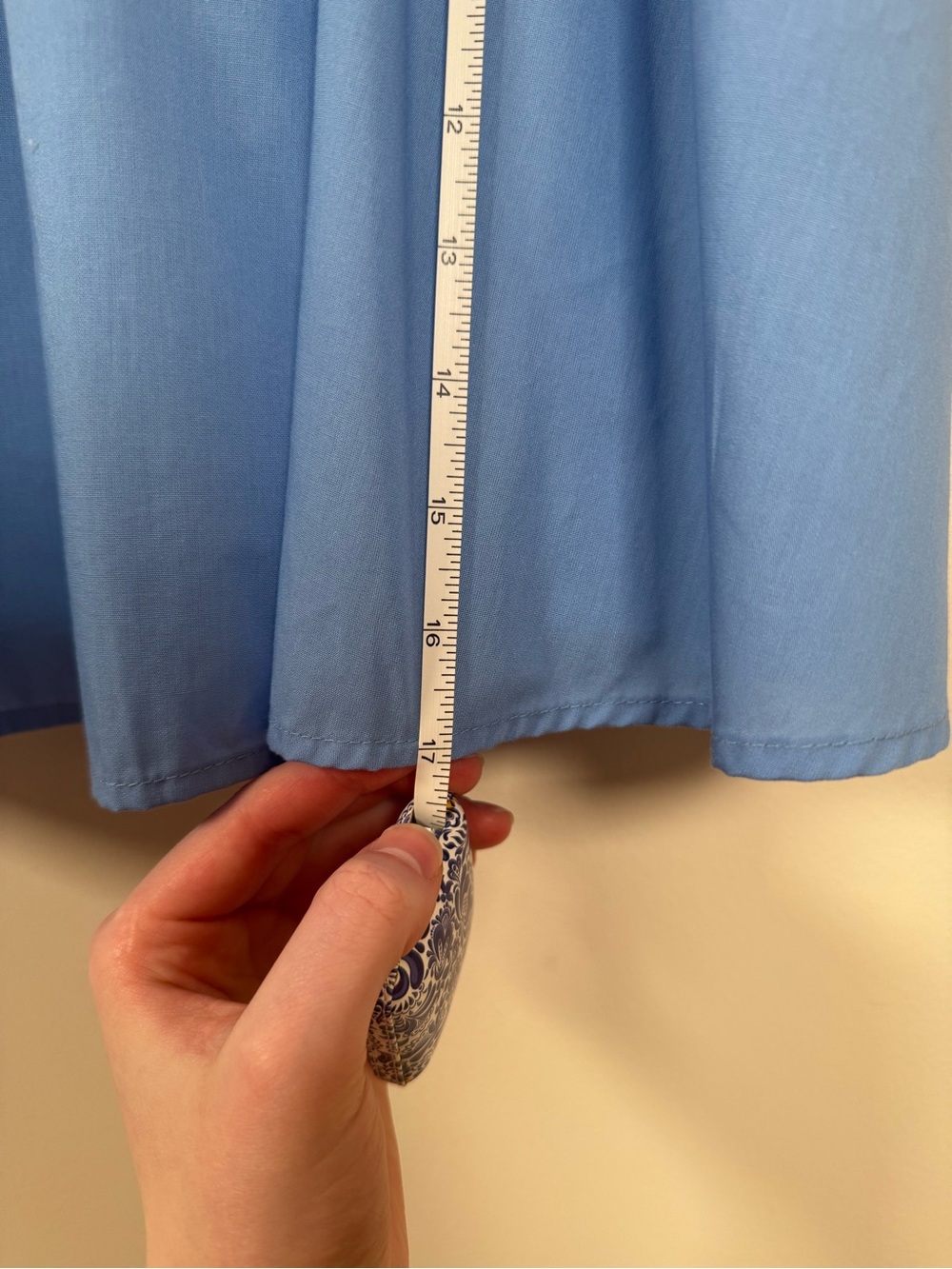Abercrombie & Fitch Emerson Poplin Puff Sleeve Mini Dress, Blue, Small, Like New - Picture 14 of 16